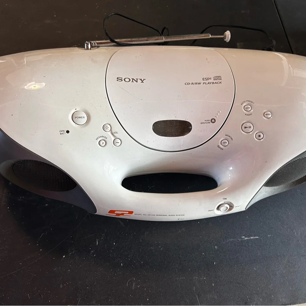Sony Portable CD Player - White